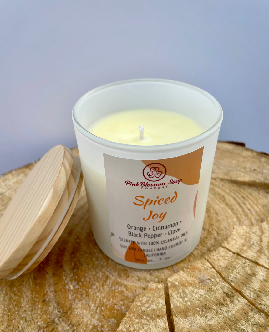 Soy Candle scented with essential oils