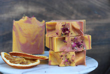 Load image into Gallery viewer, Sweet Orange Hibiscus Soap Bar