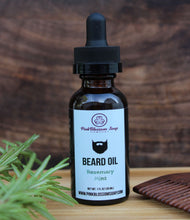 Load image into Gallery viewer, Rosemary Mint Beard Oil 1 oz bottle