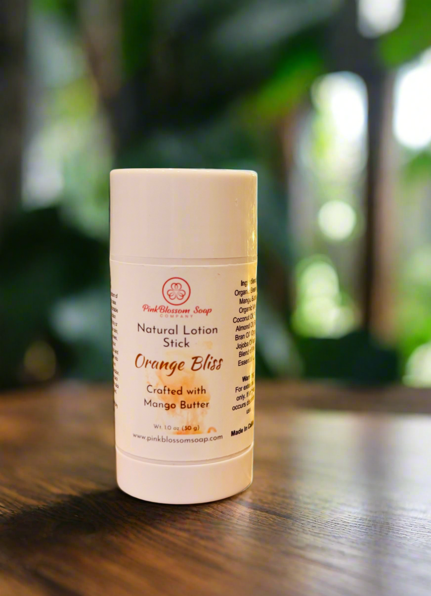 Mango Butter Body Lotion Stick - Orange Bliss