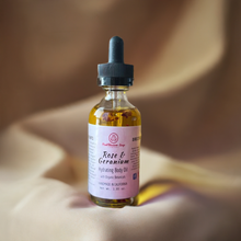 Load image into Gallery viewer, Body Oil - Rose Geranium - Made  with Argan and Jojoba Oils
