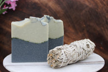 Load image into Gallery viewer, Activated Charcoal Sage Soap Bar
